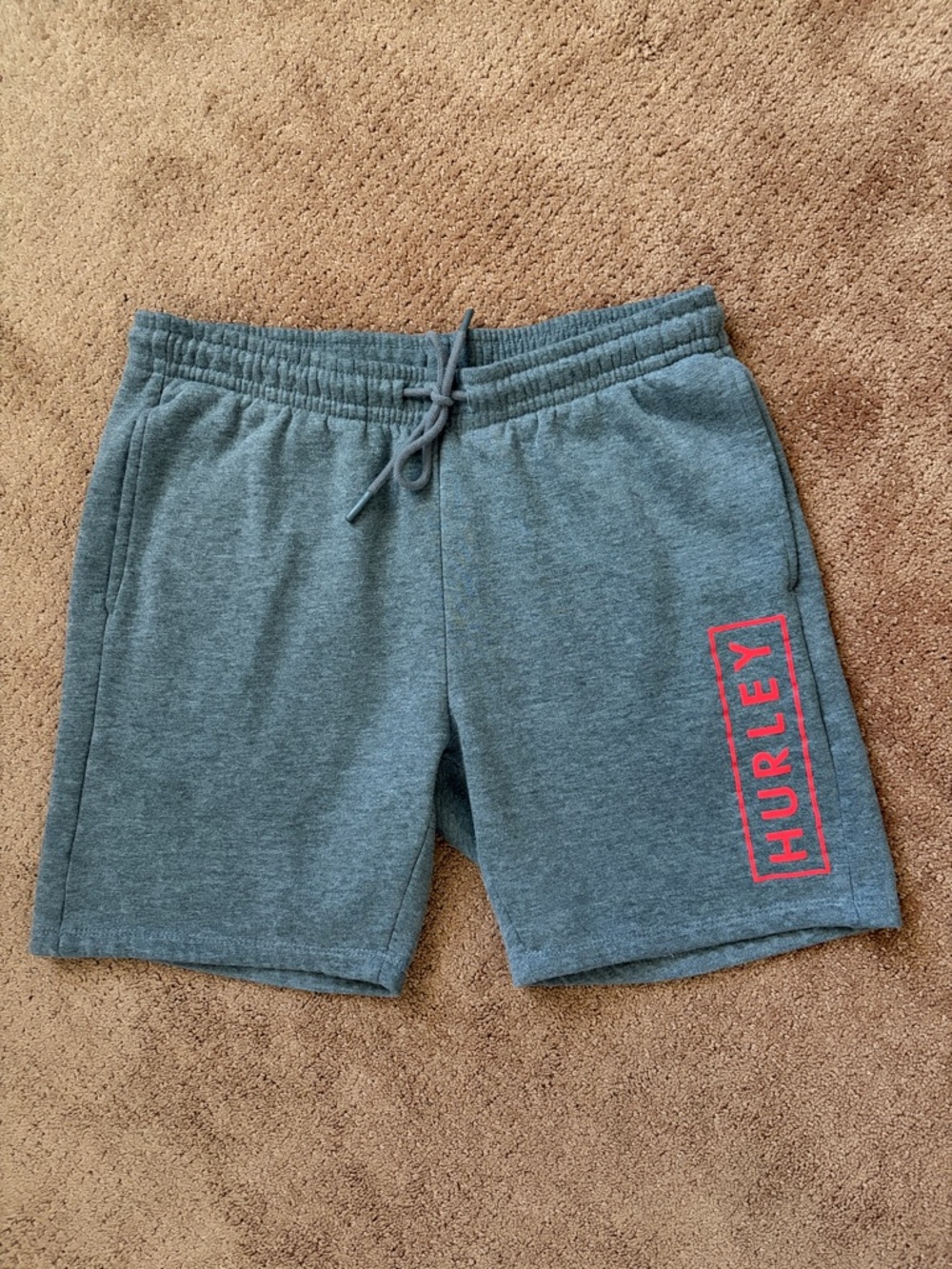 Hurley Men’s Boxed Logo Fleece Shorts